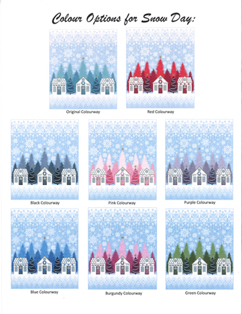shannon christine designs cross stitch snow day snowday needlework