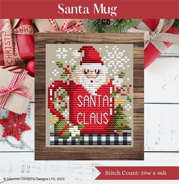 Shannon Christine Designs - Santa Mug MAIN