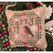 Homespun Elegance - 2023 Sampler Ornament - Be Merry Birdie THUMBNAIL