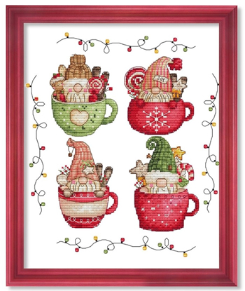 Les Petites Croix De Lucie - Christmas Gnomes Cups MAIN