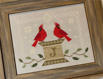 Crafty Bluebonnet Designs - Twin Cardinals MAIN