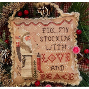 Homespun Elegance - 2023 Santa Ornament - Love & Peace THUMBNAIL