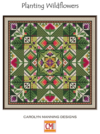 Carolyn Manning Designs Cross Stitch Planting Wildflowers Cm Designs 