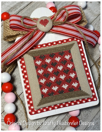 Crafty Bluebonnet Designs - Valentine's Spool Series - All Hearts Spool MAIN