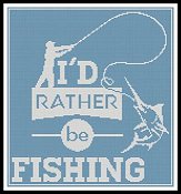 Artecy Cross Stitch - Fishing Quote 4 THUMBNAIL