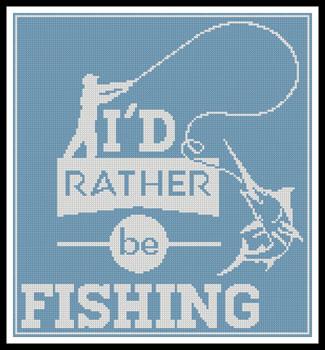 Artecy Cross Stitch - Fishing Quote 4 MAIN