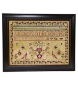 The Wishing Thorn - Jane Duffin Sampler 1834 THUMBNAIL