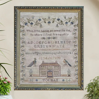 the wishing thorn cross stitch this little home sampler birgit tolman ...