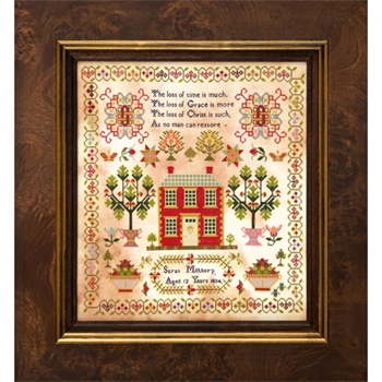 Hands Across The Sea Samplers - Sarah Milthorp 1834 "The Loss of Time is Much" MAIN