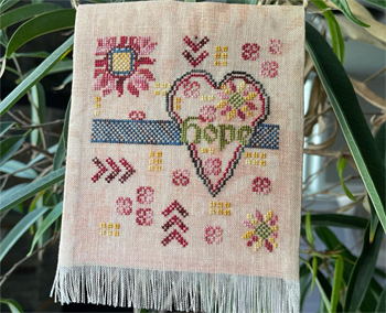 Jan Hicks Creates - Hopeful Heart Prayer Flag MAIN