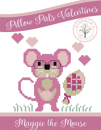 Anabella's - Pillow Pals Valentines - Maggie The Mouse MAIN