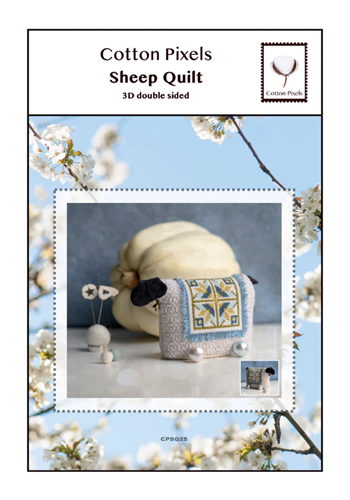 Cotton Pixels - 3D Sheep Quilt MAIN