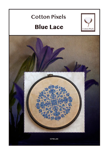 Cotton Pixels - Blue Lace MAIN