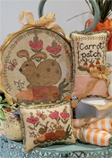 Quaint Rose Needlearts - Carrot Patch Rabbits THUMBNAIL