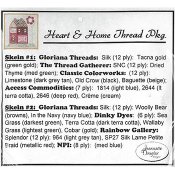 Jeannette Douglas Designs - Heart and Home Thread Pkg. THUMBNAIL