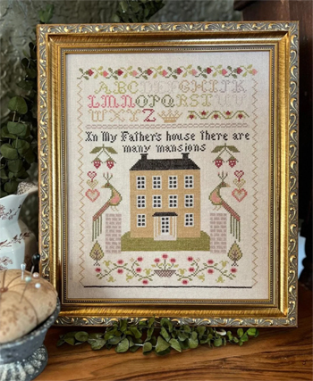 Annie Beez Folk Art - Many Mansions MAIN
