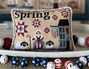 Mani Di Donna - American Season - Spring Pillow MAIN