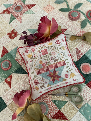 Pansy Patch Quilts and Stitchery - Betsy's Holiday Baskets Series - Betsy's Easter Basket MAIN