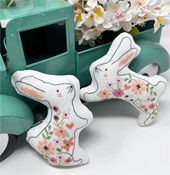 Tiny Modernist - Spring Rabbit Pillows THUMBNAIL