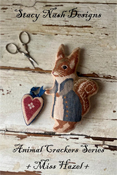 Stacy Nash Primitives - Animal Crackers Series - Miss Hazel THUMBNAIL