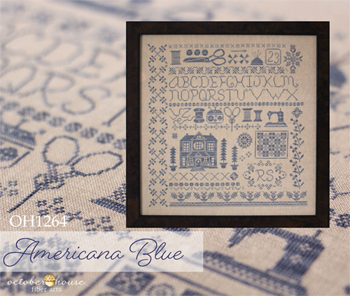 October House Fiber Arts - Americana Blue MAIN