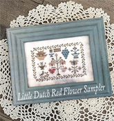 From The Heart - Little Dutch Red Flower Sampler THUMBNAIL