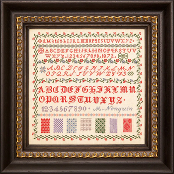 Hands Across The Sea Samplers - M Nenquin 1872 MAIN
