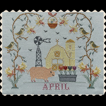 Twin Peak Primitives - Barn Calendar April MAIN