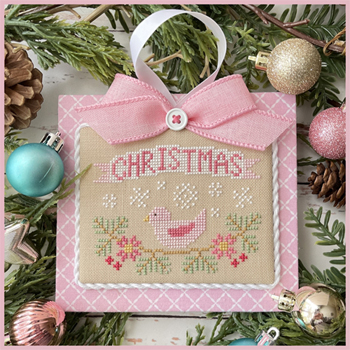 Country Cottage Needleworks - Pastel Collection 5 - Christmas Bird MAIN