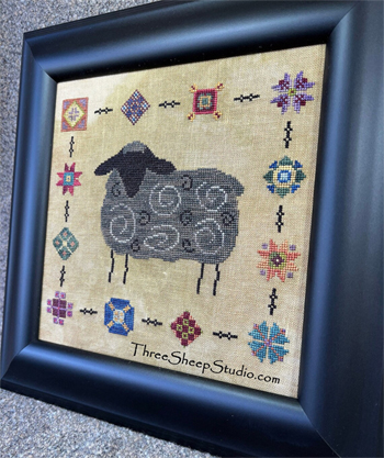 Three Sheep Studio - Wrapped In A Quilt - The Black Sheep MAIN