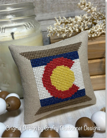 Crafty Bluebonnet Designs - State Spool Series - Colorado State Spool MAIN
