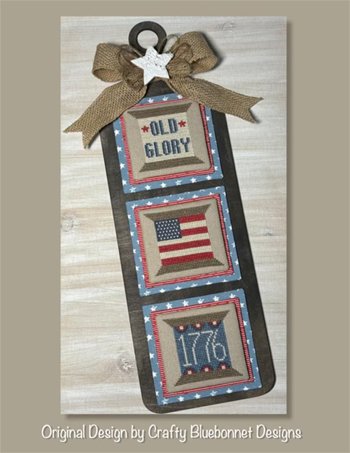 Crafty Bluebonnet Designs - Patriotic Spool Series - Patriotic Spool Trio MAIN