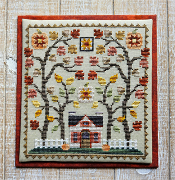 Waxing Moon Designs - Little House In The Autumn Woods MAIN