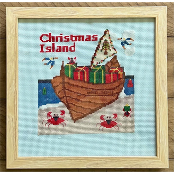 Salty Stitcher Designs - Special Delivery Christmas Island MAIN