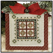 Little House Needleworks - Log Cabin Christmas - Part 5 Log Cabin Quilt THUMBNAIL