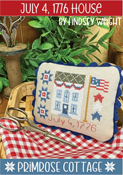 Primrose Cottage Stitches - July 4, 1776 House THUMBNAIL