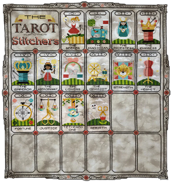 Tiny Modernist - The TAROT for Stitchers Part 7 MAIN