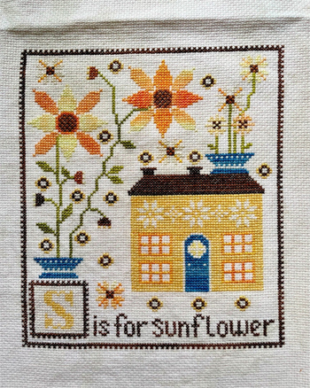 Yasmin's Made With Love - Alphabet Cottage Series -  S Is For Sunflower MAIN