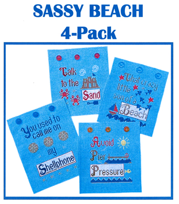 Pickle Barrel Designs - Sassy Beach 4-Pack MAIN