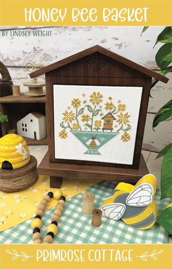 Primrose Cottage Stitches - Honey Bee Basket MAIN