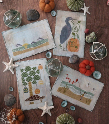 The Blue Flower - Autumn Beach Postcards MAIN