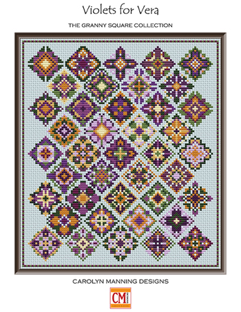 Carolyn Manning Designs - The Granny Square Collection - Violets For Vera MAIN