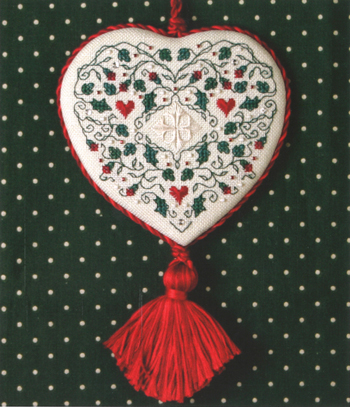The Sweetheart Tree - Holly & Hearts Hanging Ornament MAIN