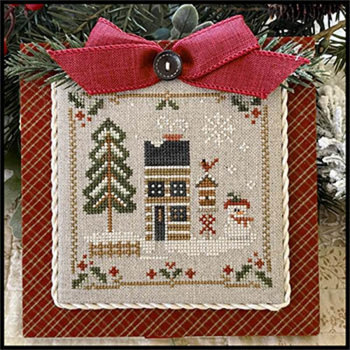 Little House Needleworks - Log Cabin Christmas - Part 7 Log Cabin Mrs Snow MAIN