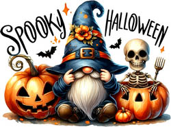 Les Petites Croix De Lucie - Spooky Halloween Magnet MAIN