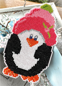 Luhu Stitches - The Penguin Holiday Series - Chumley Penguin THUMBNAIL
