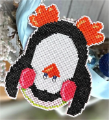 Luhu Stitches - The Penguin Holiday Series - Flipper Penguin THUMBNAIL