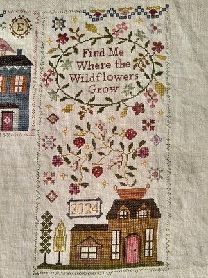 Blueberry Ridge Designs - Gardens Series Chart 2 - Where the Wildflowers Grow MAIN