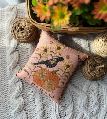 Annie Beez Folk Art - In The Pumpkin Patch MAIN