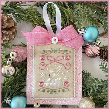 Country Cottage Needleworks - Pastel Collection 10 - Christmas Swan MAIN